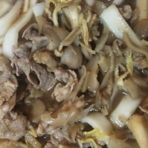 残りのカレーでカレーうどん♪